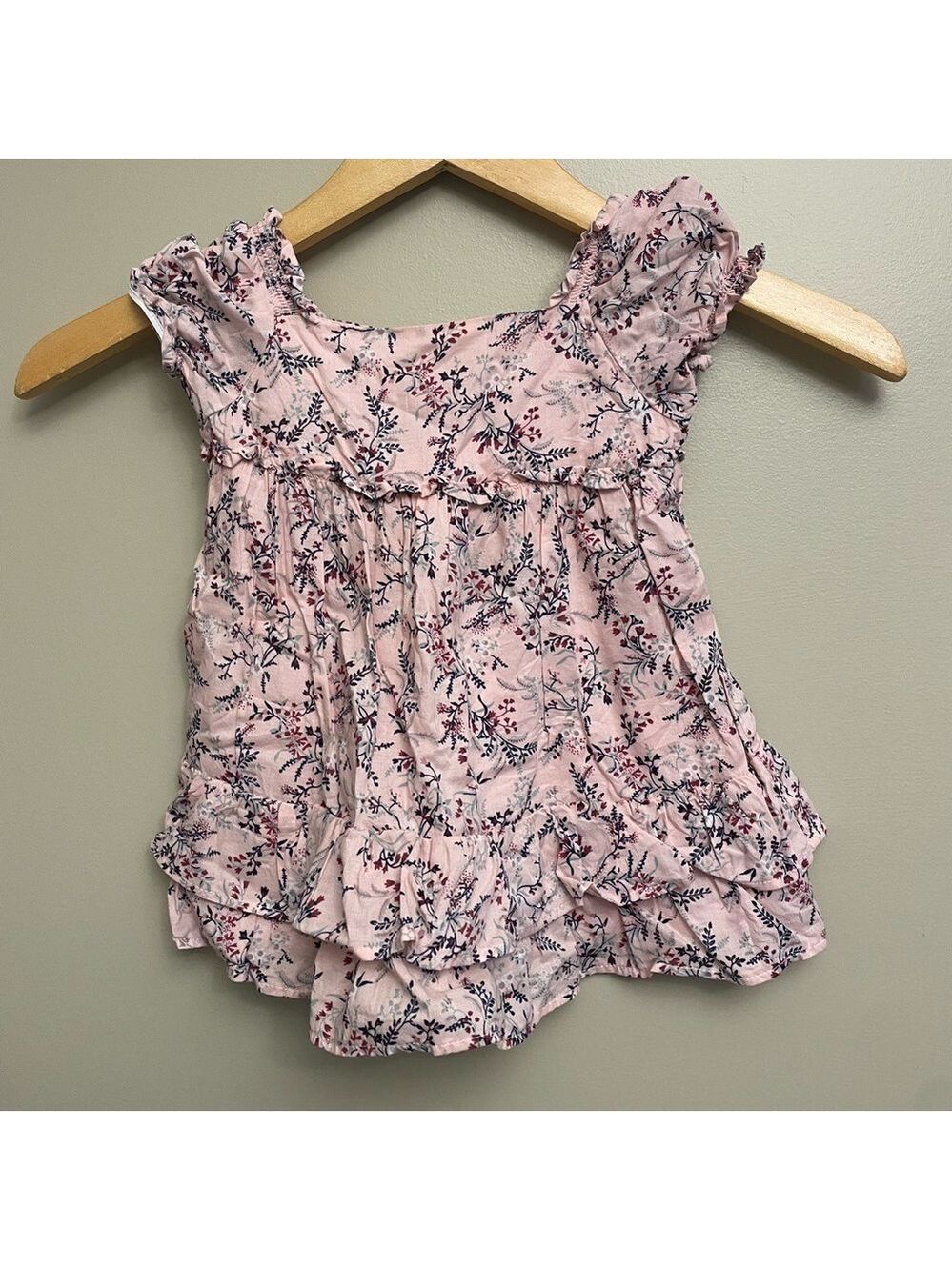 Janie and Jack Floral Flowy Blouse 18-24 months